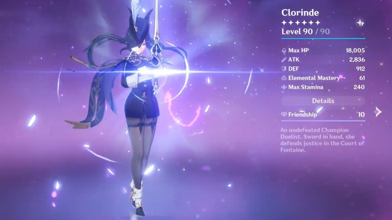 I miss playing Clorinde like this..| C0R1 Clorinde & Furina Electro-Charged