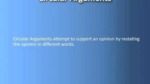 Argument Strategies Part II: Logical Fallacies
