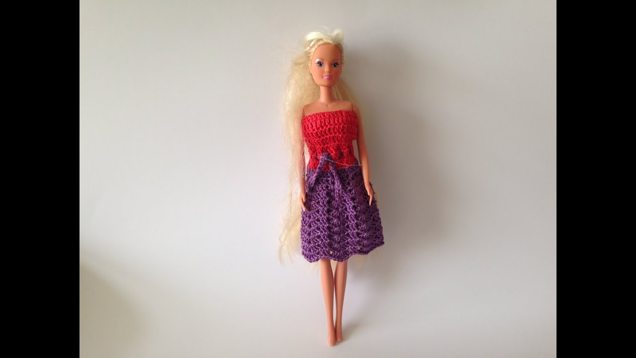 barbie dress crochet