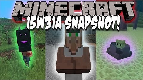 Minecraft 15w31a SNAPSHOT || Minecraft 1.9 Update || DUAL WIELDING + POTION ARROWS!