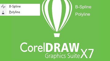 B-Spline Tool || Polyline Tool in Corel draw || Learn Corel draw