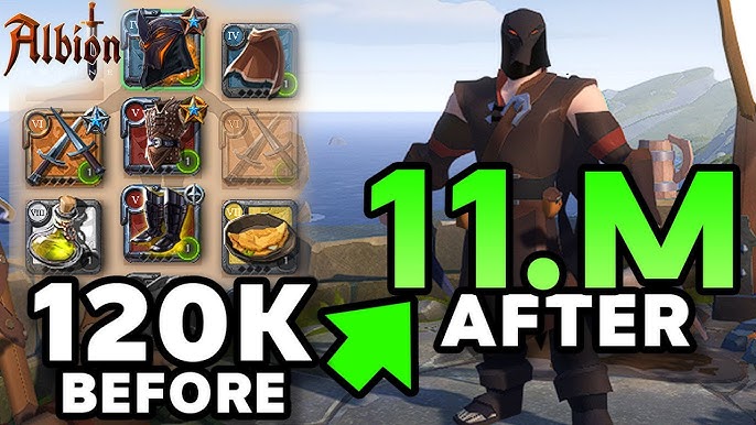 SOLO PVP Albion Online CHEAPEST BUILDS - greataxe - claws - blackhands -  deathgivers - Silver making 