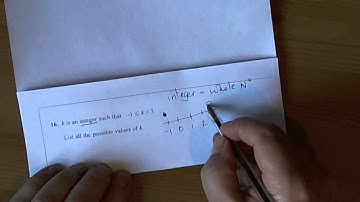 Foundation Unit 3 Nov 2009 Non Calculator Q16 - Integer Solution of an Inequality.wmv