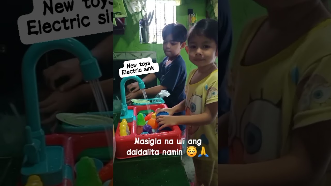 New toys | electric sink ( MJVC Channel ) #happykiddos #shorts