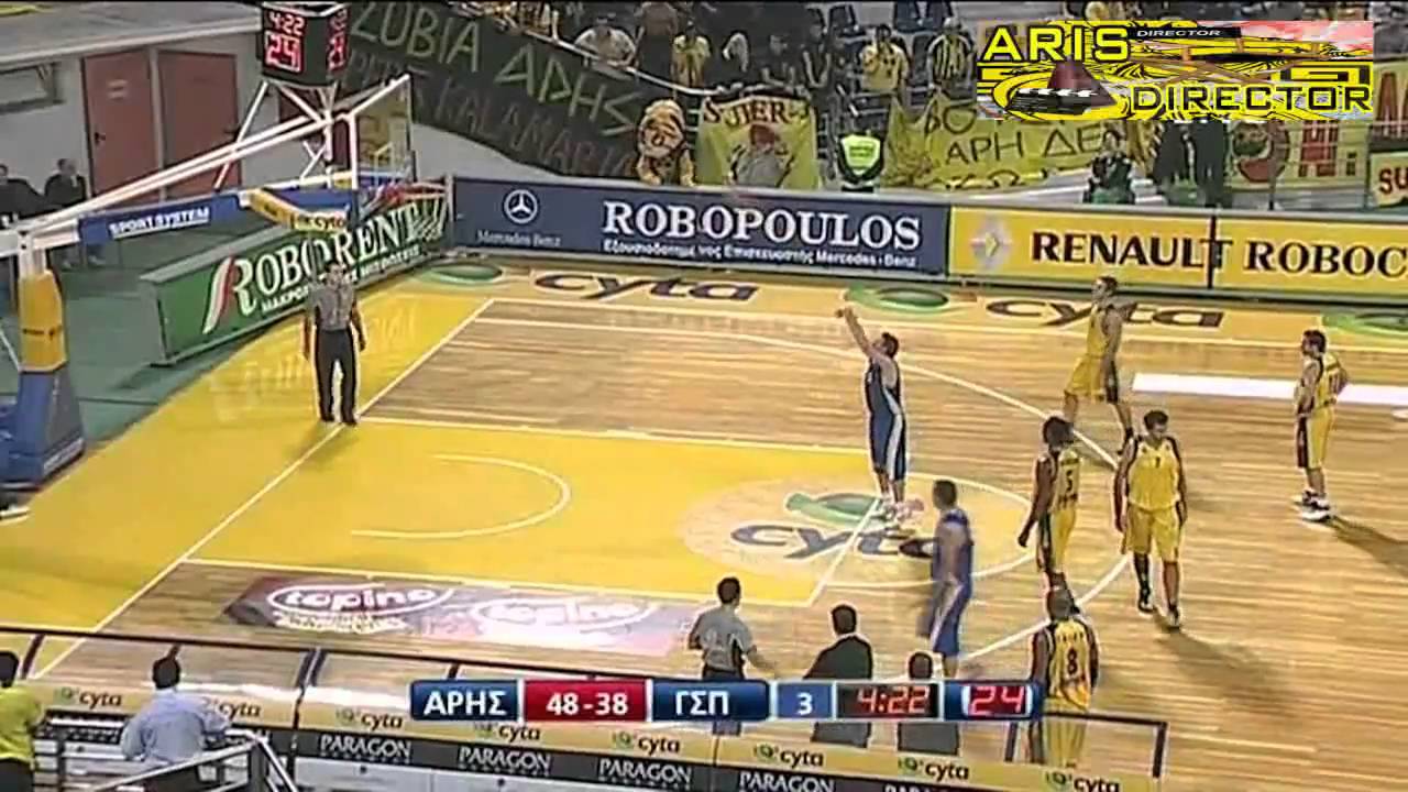 Aris vs. Peristeri 70 - 80 (Esake A1 - 2010/2011)