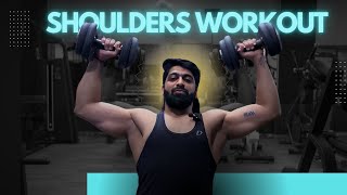 4 Best Shoulder excercises at gym-Dumbbell only | mistakes| correct form| how to grow shoulders