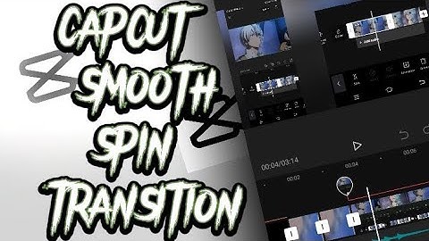 Smooth spin transition like Ae | Capcut amv tutorial