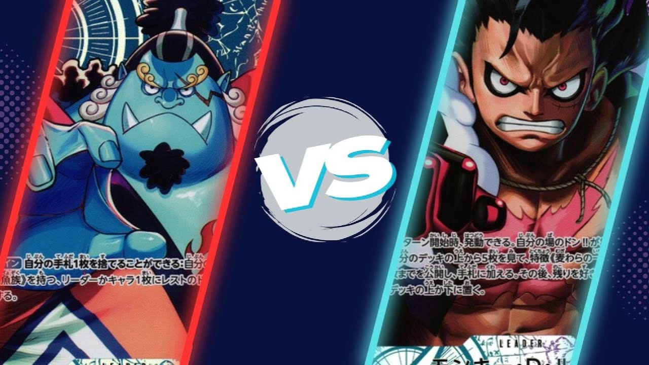 Blue Jinbei vs Blue Purple Luffy | OP14 | Flagship Battle | GamersShop