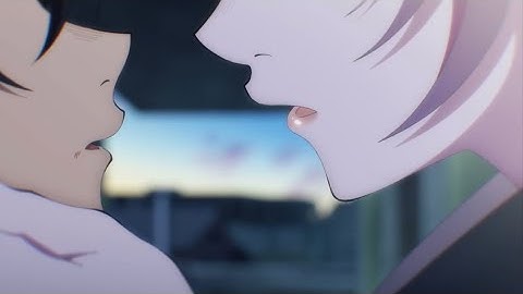 Nazuna kisses Kou in Yofukashi No Uta (SO SWEET)/ Anime 2022