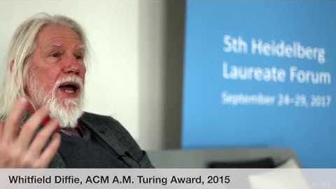 5th HLF – Laureate interview: Whitfield Diffie