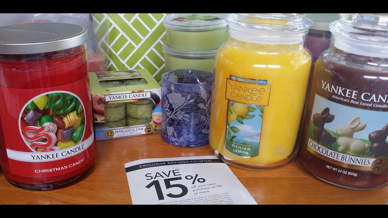 Yankee Candle Outlet Haul Hershey PA April 2017 YouTube