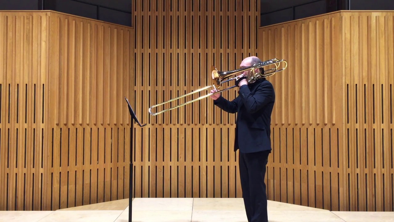 Bass trombone audition excerpts "Pagliacci", by Ruggero Leoncavallo