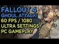Fallout 4 feral ghouls attack  1080p60fps ultra settings pc gameplay
