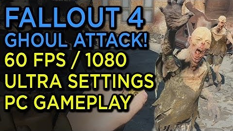 Fallout 4 Feral Ghouls Attack - 1080p/60fps Ultra Settings PC Gameplay