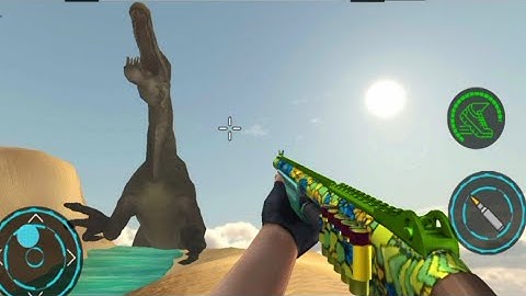 real dino hunting gun games android gameplay part - 2