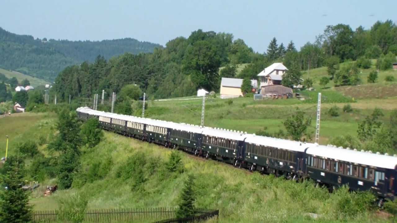 ZSSK 350 004 , Ex 30049 Venice Simplon Orient Expres , Skalité , 06.07.2012