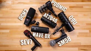 Dynamic Microphone Comparison  Elgato Wave DX, AT2040, PodMic, Q9U
