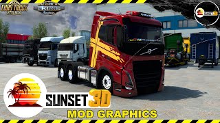 MOD GRAPHICS SUNSET3D LIGHT,PRO,GOLD