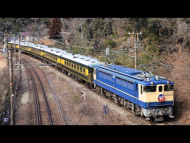 幻のヘッドマーク】サロンカー『赤富士』 時を超え山陽路に降臨