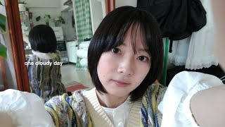 【 生活の記録 】家で過ごす一人暮らしのとある1日。｜自炊｜プロジェクター｜シール帳