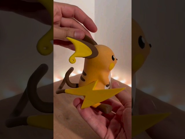 Raichu 3D printing making figure | Pokémon figures | 24/151 #pokémon #raichu #electrictypepokemon class=