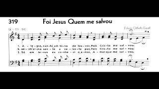 Hinário 5 CCB - Hino 319 - Foi Jesus Quem me salvou - Strings - Teclado Yamaha PSR S670