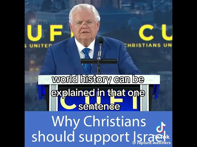 Pastor John Hagee on why Christians are Obligated to Support Israel