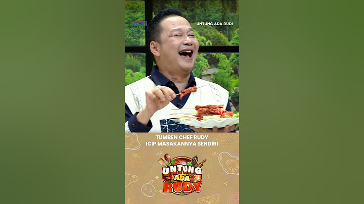 Tumben Chef Rudy Icip Makanannya Sendiri #UntungAdaRudy #Shorts
