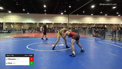 195 Lbs 3rd Place - Jerry Simpson, Kentucky Vs Jos...