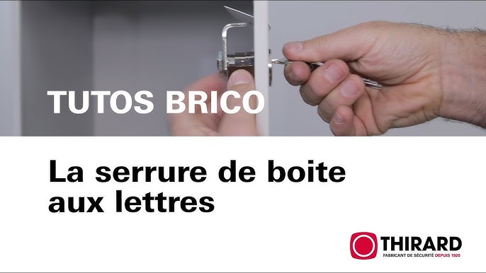 Barillet batteuse pour serrure de boîtes aux lettres BRICOZOR