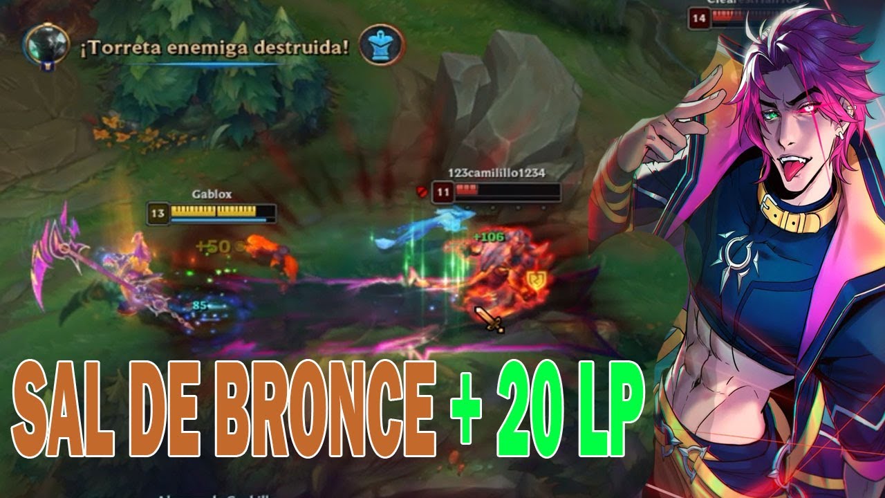 SAL DE BRONCE CON KAYN 😈🔥 *EASY WIN* - LEAGUE OF LEGENDS #kayn #leagueoflegends