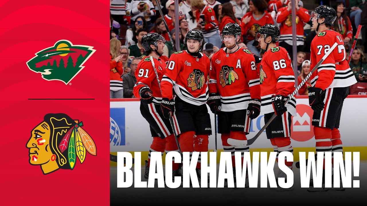 HIGHLIGHTS: Preseason Blackhawks vs Wild ⏰🎩 | CHICAGO BLACKHAWKS