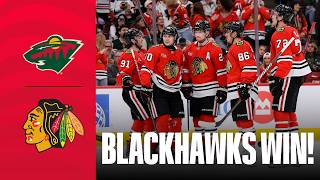 HIGHLIGHTS: Preseason Blackhawks vs Wild ⏰🎩 | CHICAGO BLACKHAWKS