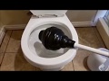 How to fix a clogged toilet that has an obstruction--Easy use of an auger!