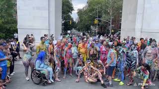 LANGSUNG New York: Hari Lukisan Tubuh NYC Tahunan ke-10 • Parade 2023 Andy Golub