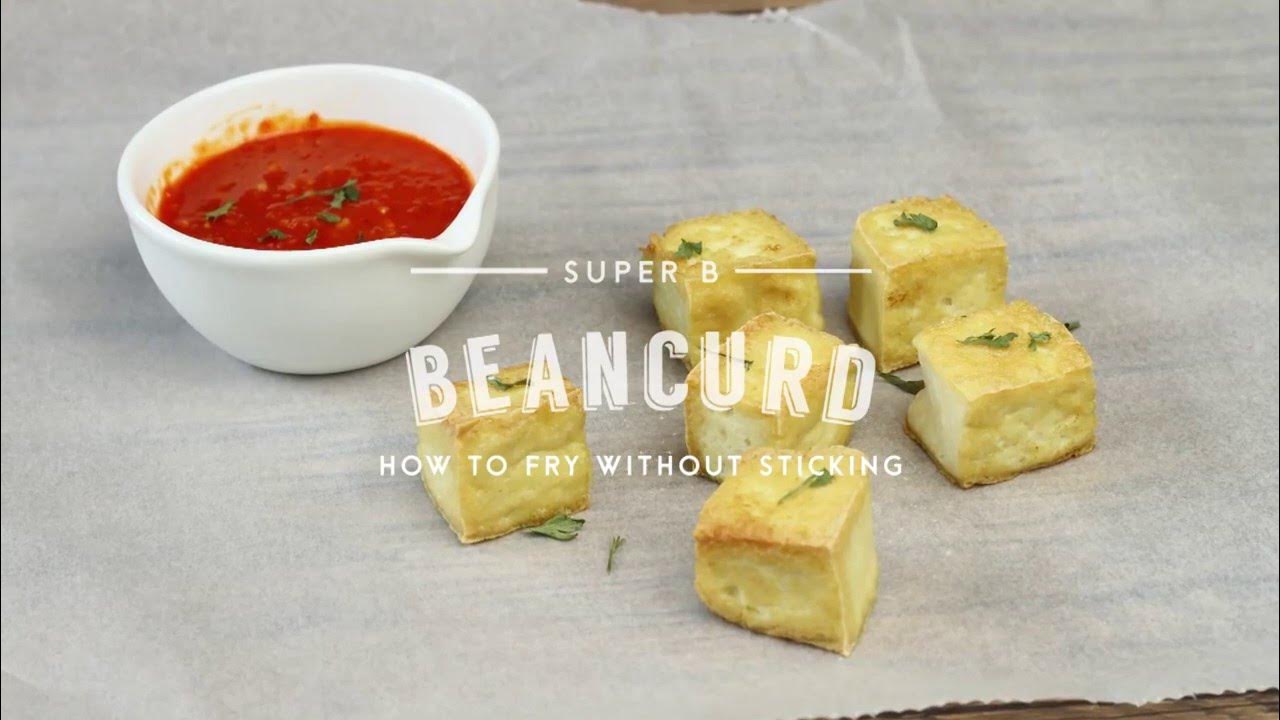 SUPER B Hard Anodized Cookware How to Fry Beancurd Without Sticking