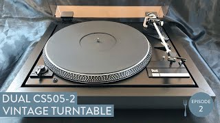 Dual CS505-2 vintage turntable review - Hifi reviews from Fluteboy