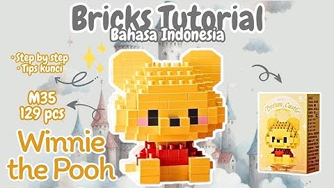 How to Build a Bricks Winnie the Pooh M35 Dream Castle | Disney | Tutorial Lego Bricks Mini