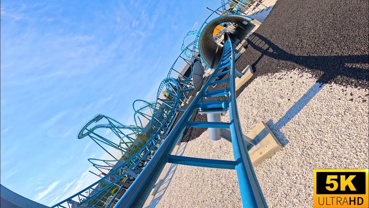 Arctic Rescue POV BACKWARDS 5K SeaWorld San Diego's Newest Coaster