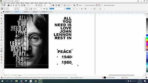 Corel Draw Tips & Tricks Text in a photo