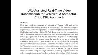 UAV Assisted Real Time Video Transmission for Vehicles A Soft Actor–Critic DRL Approach screenshot 4