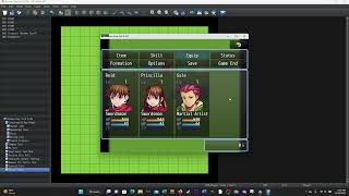 RPG Maker MZ Tutorial: Plugins AltMenuScreen & ChangeEquipOnBattleMZ