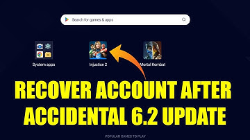 How To Recover Injustice 2 Mobile Account After Accidental 6.2 Update