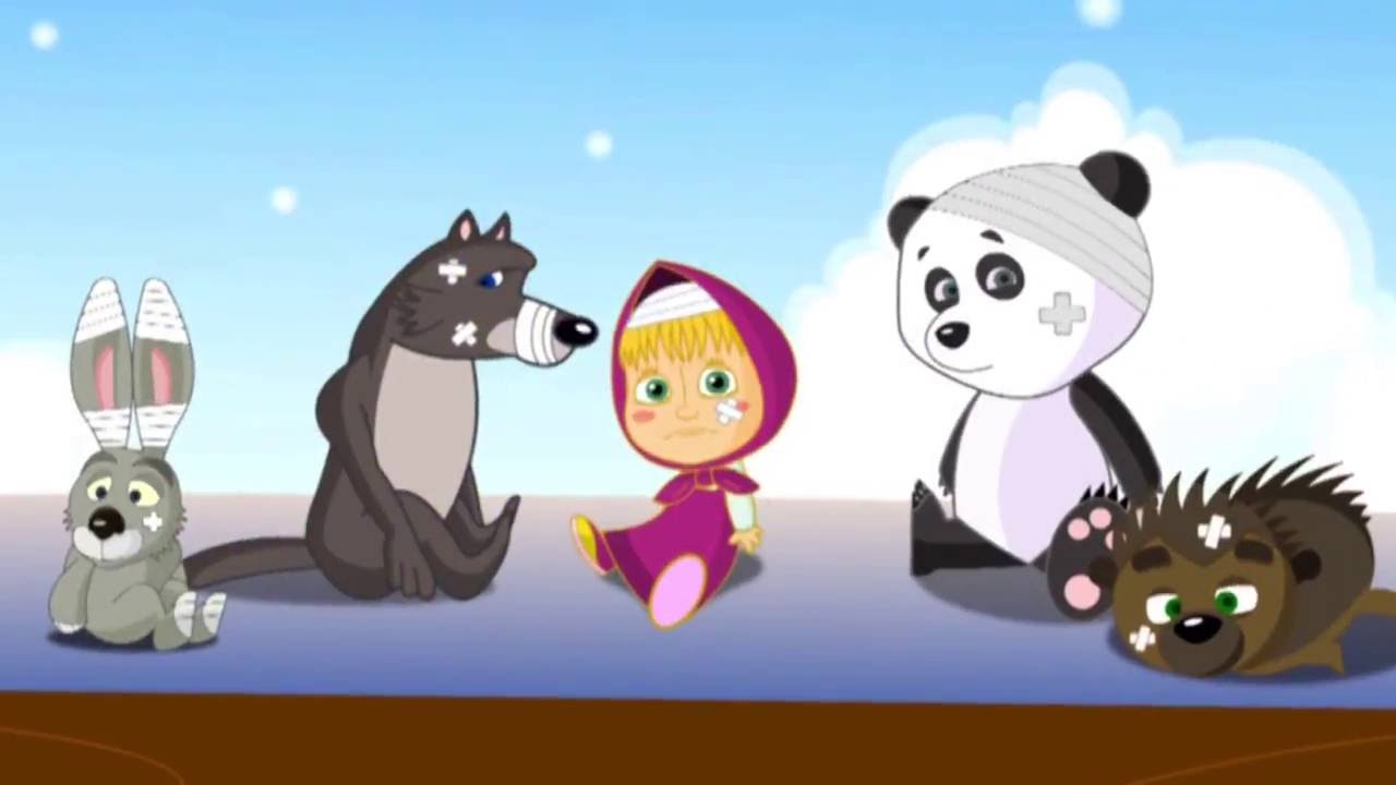 Hindi Rhymes Masha and the Bear - Hindi Nursery Rhymes - YouTube