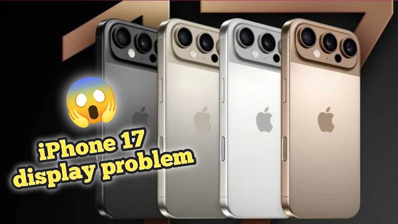 iPhone 17 display problem 😡 120 hz gimmick ? - YouTube