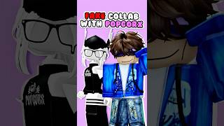 Fake Collab With Popgorx 🖤👯 #fakecollab #roblox #rblx #memes #edit #nobatidao #capcut #funnygames
