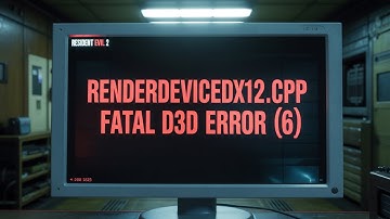 Ошибка в Resident Evil 2\3 - "renderdevicedx12.cpp" 266 Fatal D3D error (6) | Неустранимая ошибка