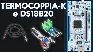 TERMOCOPPIA K MAX6675 e SENSORE DIGITALE DS18B20 con STM32 - Sensori Industriali su STNucleo