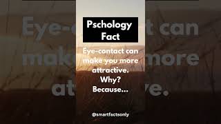 WHY EYE-CONTACT IS REALLY IMPORTANT 😈😱 - Comment Thoughts 👇 #shorts #facts #psychologyfacts #viral