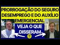 Veja o que Rodrigo Maia e Bolsonaro falaram ontem: sem prorrogação do seguro desemprego e do auxílio
